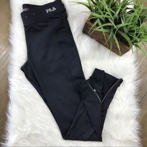 Fila sport leggings with zipper